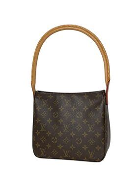 Louis Vuitton Looping MM Shoulder Bag Monogram Brown